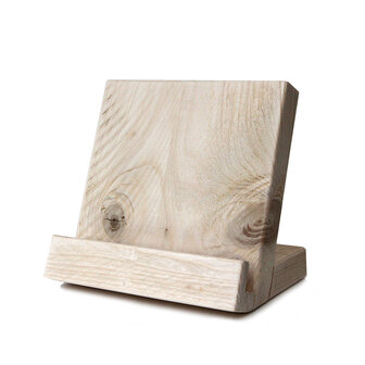 blank houten staander